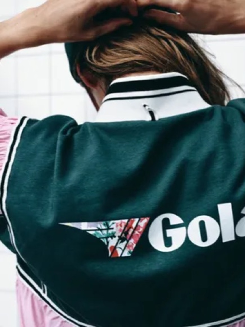 Anthropologie x Gola Hat Trick Windbreaker Jacket - size large - Picture 3 of 7